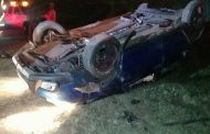 Vehicle Overturns After Losing Back Wheel at Phoenix, KZN