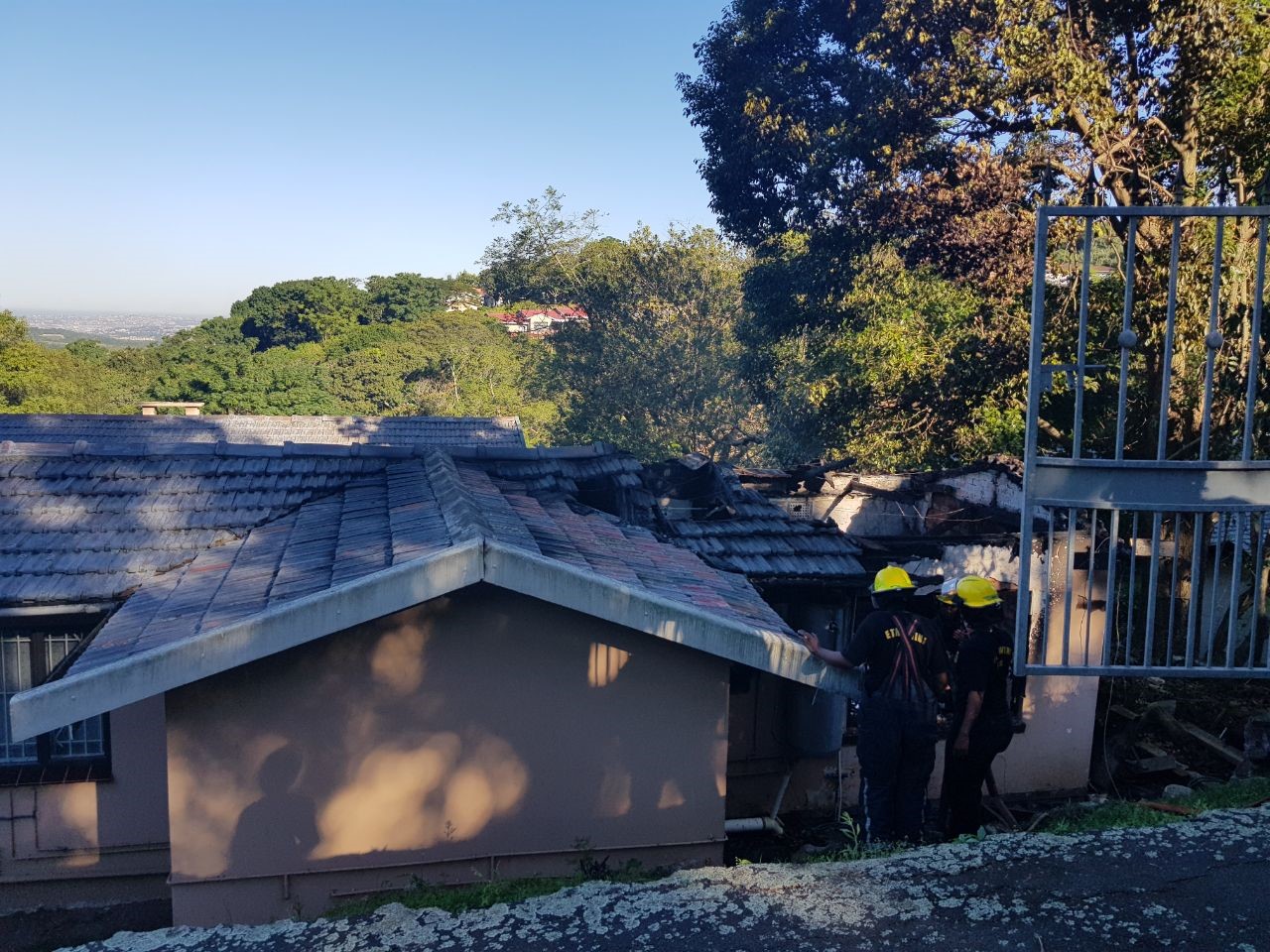 A Man killed in a house fire in Serpentine Road, Westville