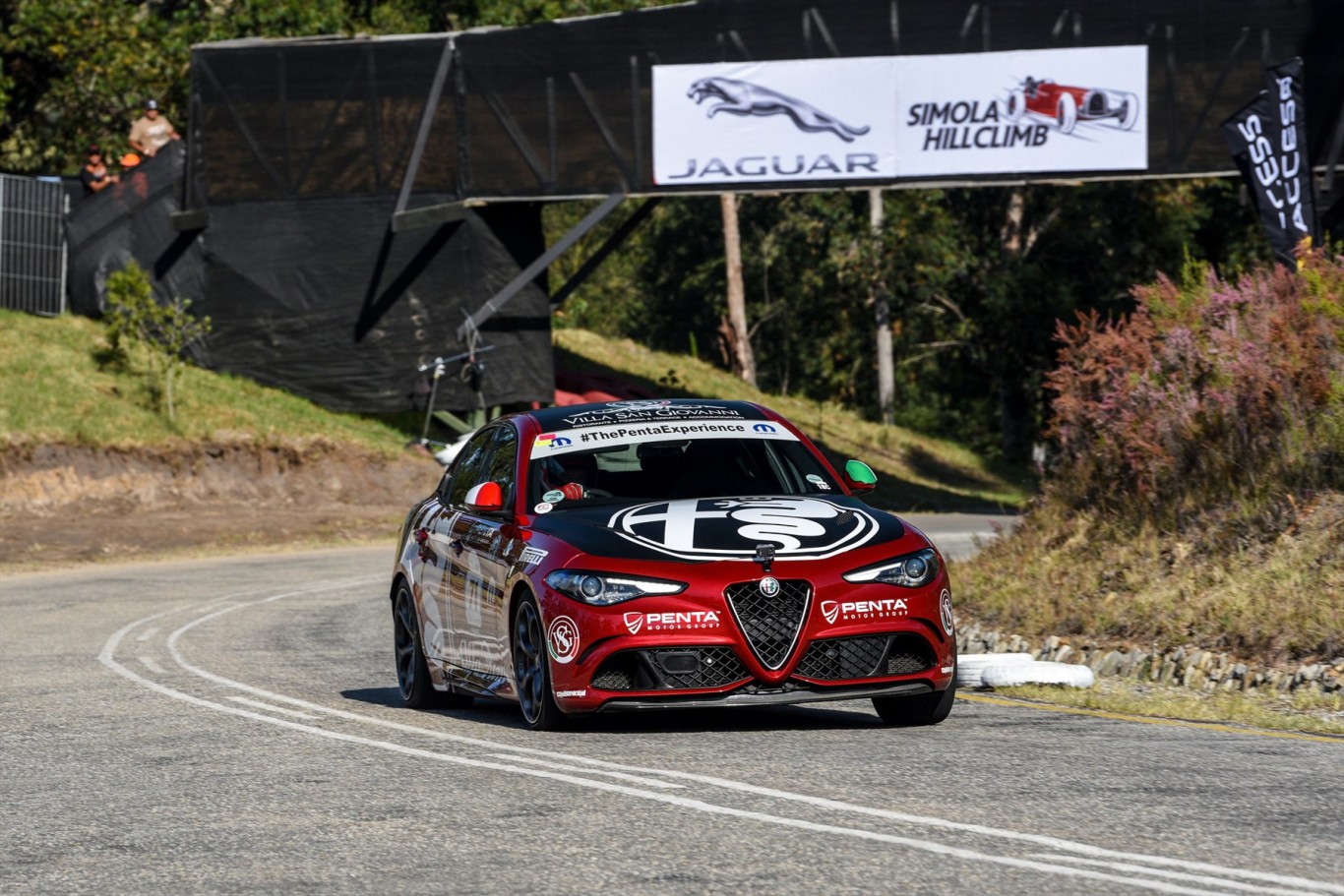 Giulia QV takes two podium positions at exciting Jaguar Simola Hillclimb