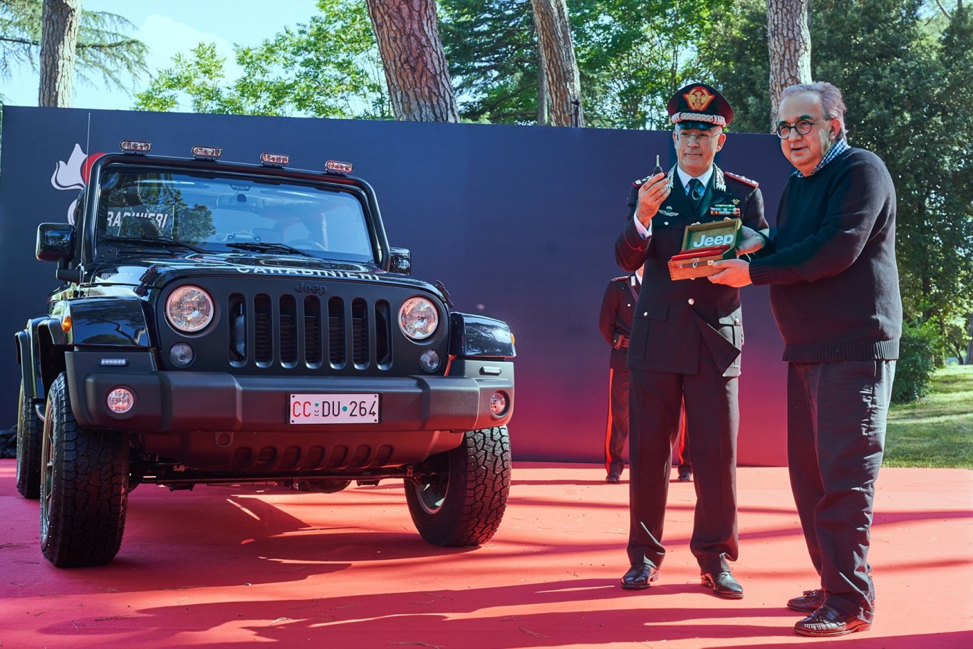 Italian Carabinieri takes delivery of liveried Jeep® Wrangler