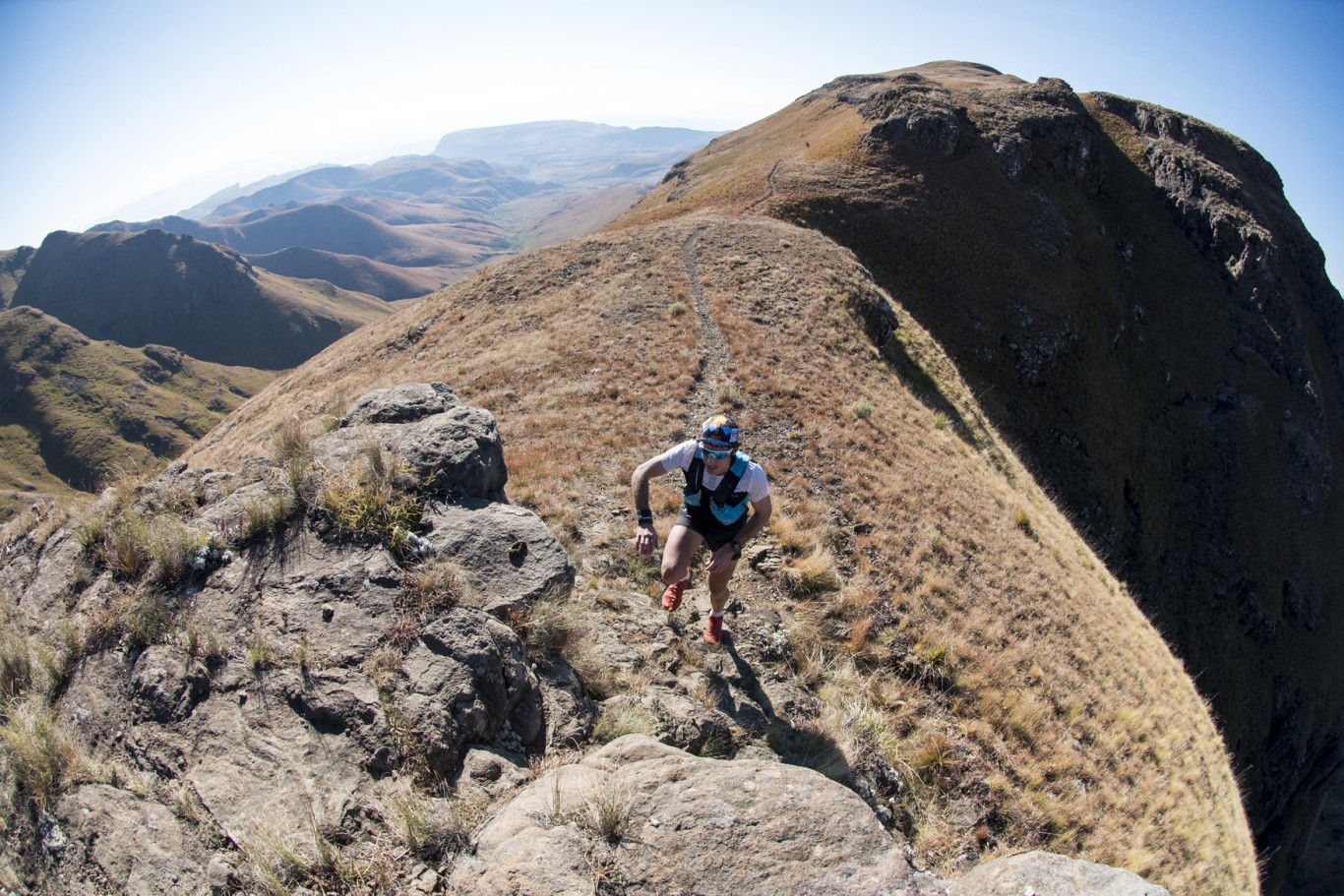Christiaan Greyling Sets the Pace at The Cathedral Peak Challenge