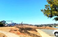 Krugersdorp man airlifted to hospital after falling off a ladder.