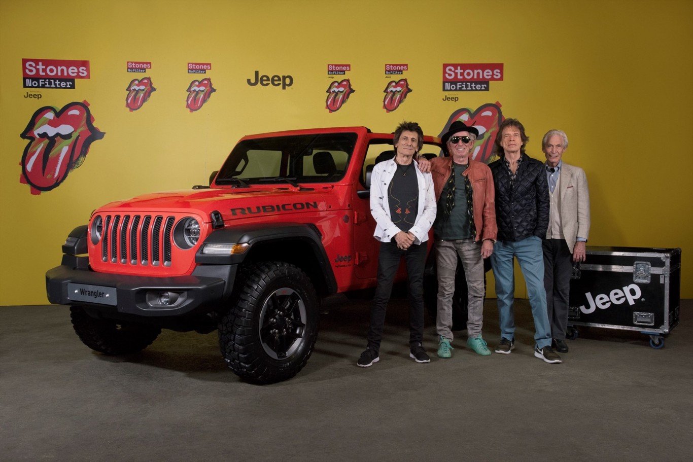 Jeep Wrangler, sponsor of the Rolling Stones No Filter Tour, in Warsaw for tour finale