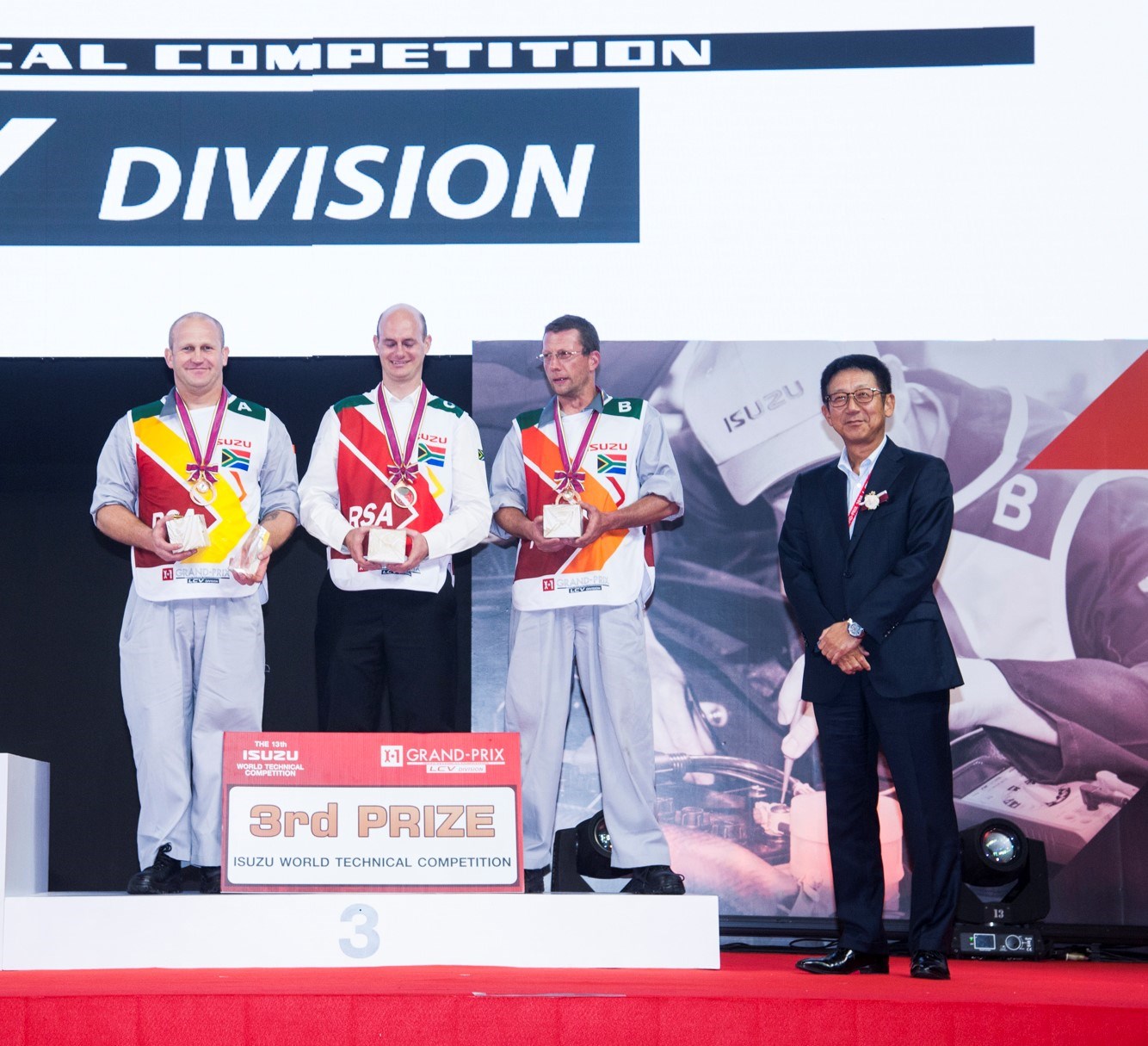 Isuzu Technicians Take Podium Position at International Competition