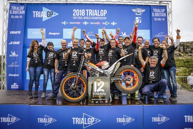 Toni Bou Wins 12th Consecutive FIM Trial World Championship Title