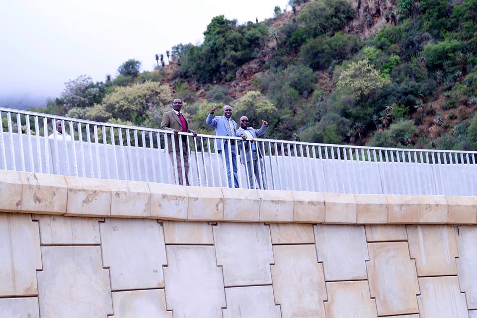 MEC for Transport, Community Safety and Liaison, Mxolisi Kaunda opened roads P129, D1357 & Dlavudlavu Bridge in Impendle.