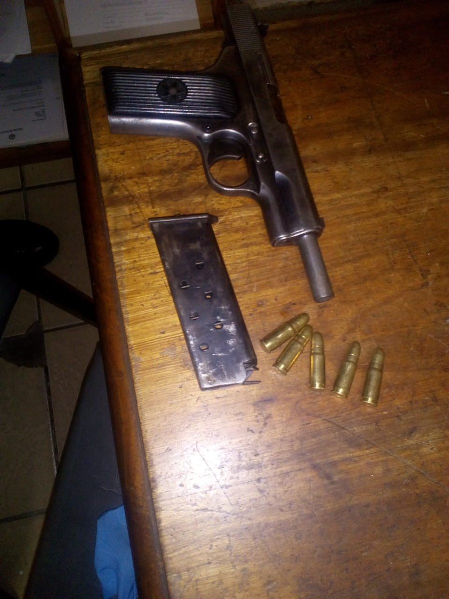 Suspect arrested in Strand with a prohibited firearm