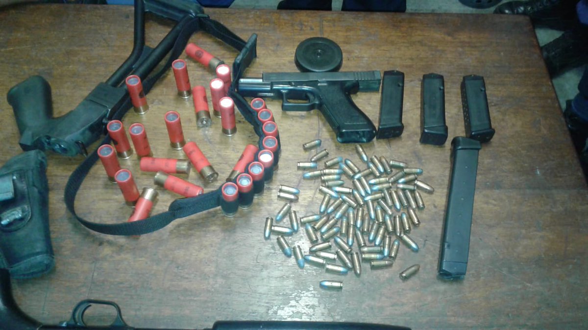 Three firearms removed from the Nyanga Cluster