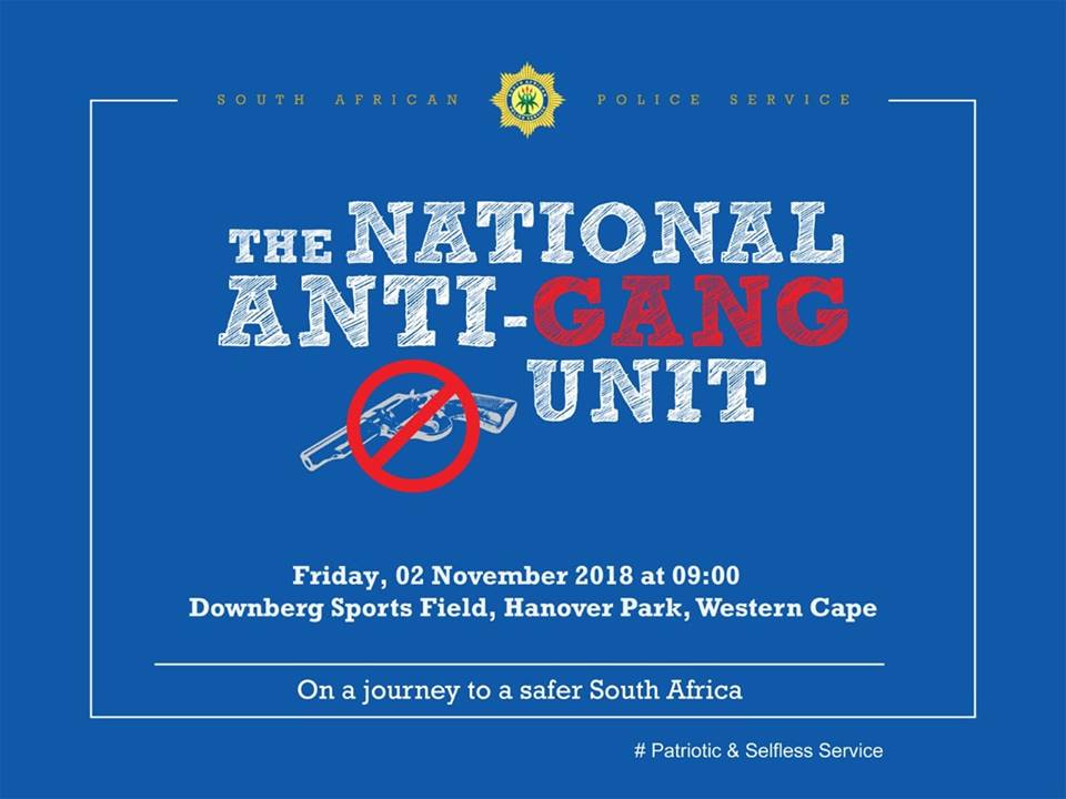 President Ramaphosa and Minister of Police to formally launch Anti-Gang Unit