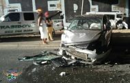 Three injured in serious head-on collision on Wiggins Road