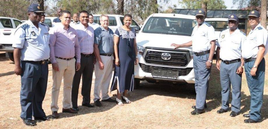 Police receives brand new vehicles in Kimberley
