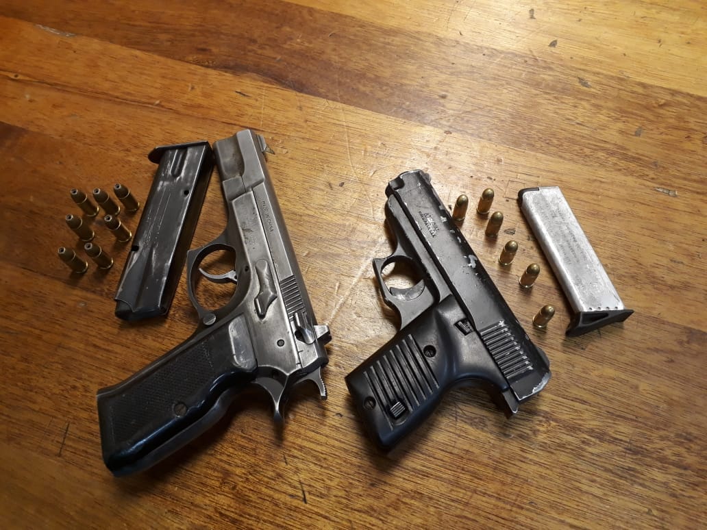 Two suspects arrested for illegal firearms and ammunition