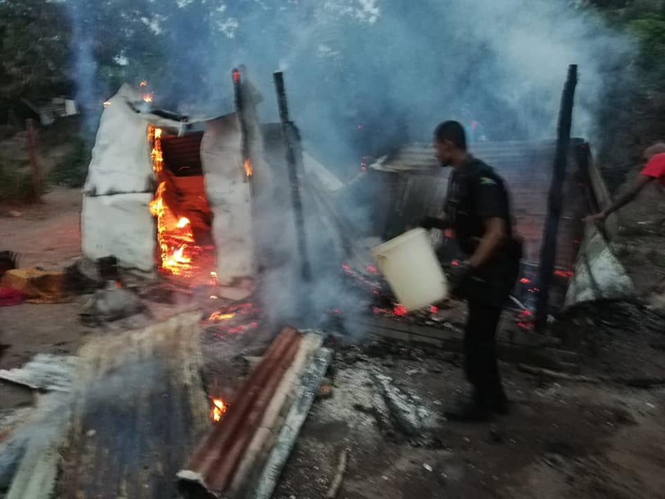 Man killed in fire  at an informal settlement on Hilltop Drive in Verulam