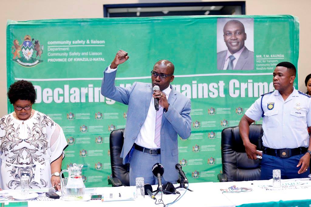 MEC Kaunda convenes KZN Provincial Crime Summit in Durban