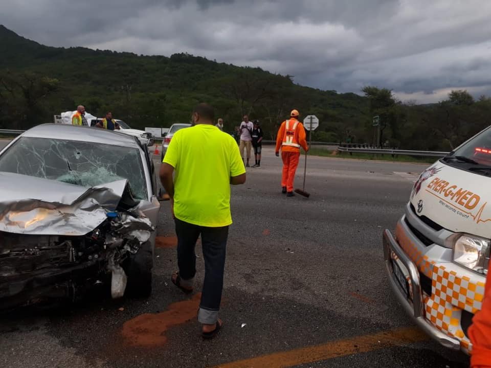 2 Injured in collision at the intersection of the Sabie/Sudwala turn-off