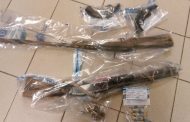 Four Suspects were arrested for possession of unlicensed firearms and ammo