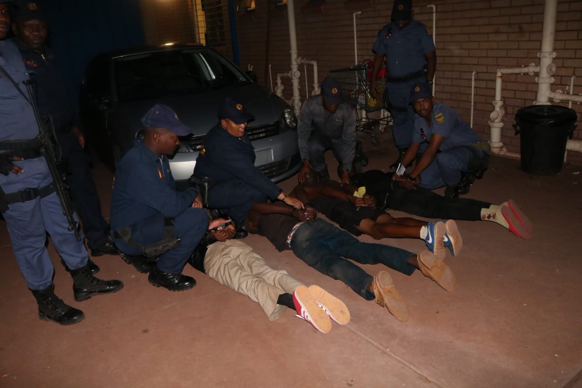 Hijacking suspects arrested at a road block in Kathu
