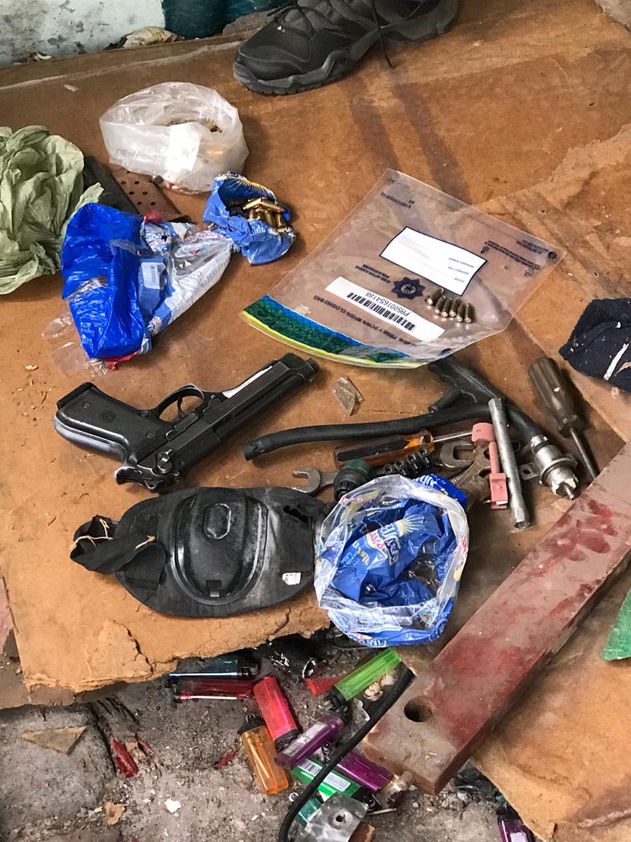 Two suspects arrested for illegal possession of prohibited firearms, illegal possession of firearm parts and illegal possession of ammunition in Factreton