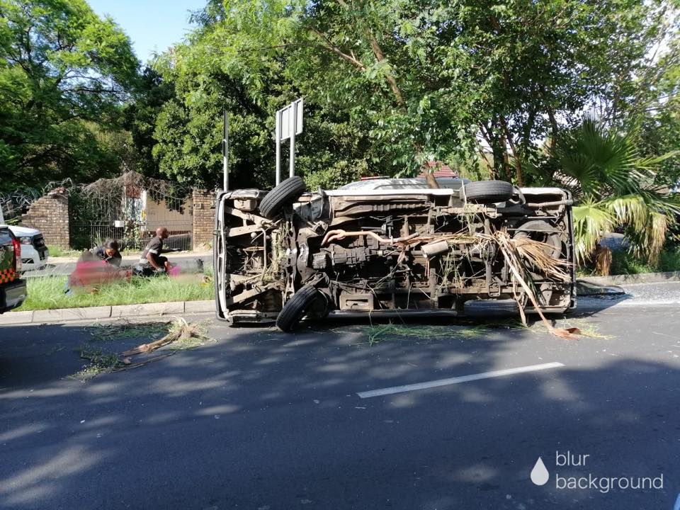 Multiple injured in taxi rollover in Randburg