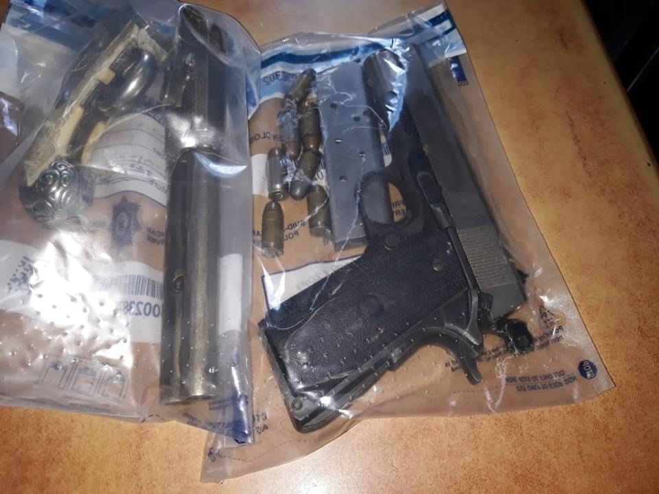 Suspects arrested for possession of prohibited firearm and ammunition and illegal possession of firearm and ammunition in Browns Farm and Tafelsig