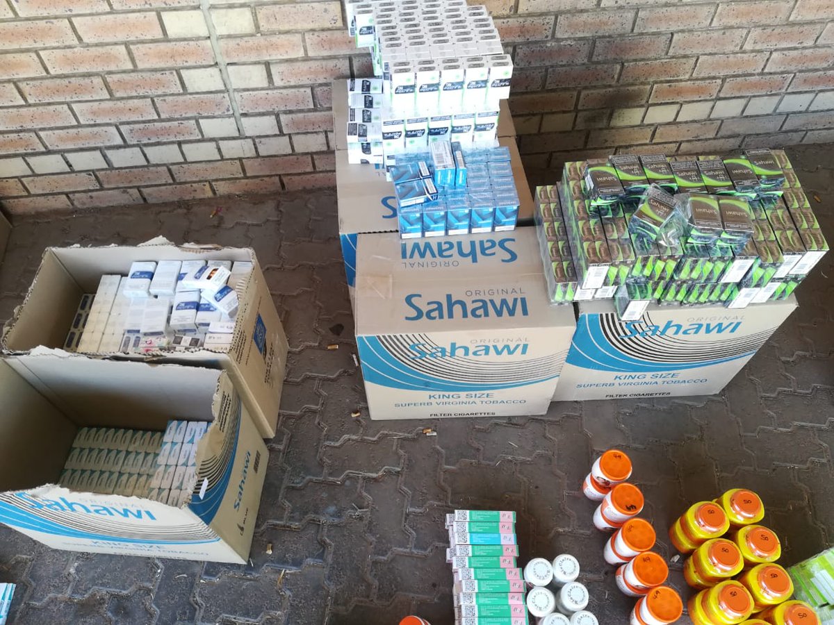 Illegal cigarettes and creams valued at about R364 520 were confiscated in Kleinmoes