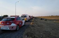 Two injured in single taxi roll-over in Deft