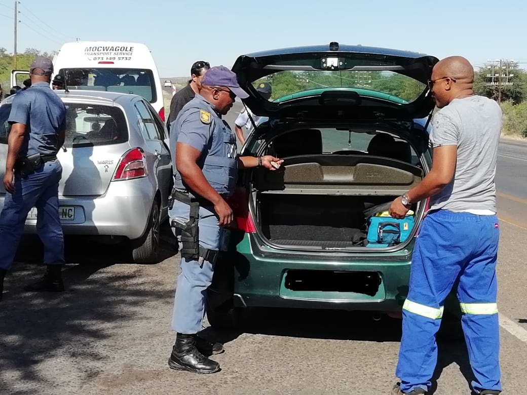 Road block on N14 huge success