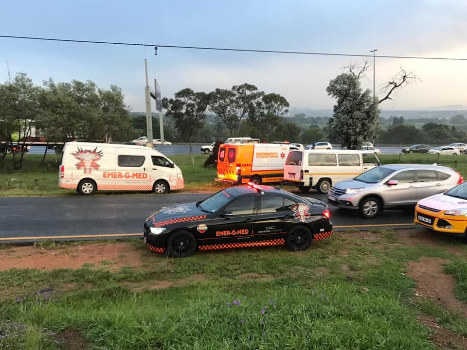 Several injured in collision in Sunninghill