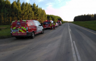 A bakkie and truck collided in Howick leaving two men injured