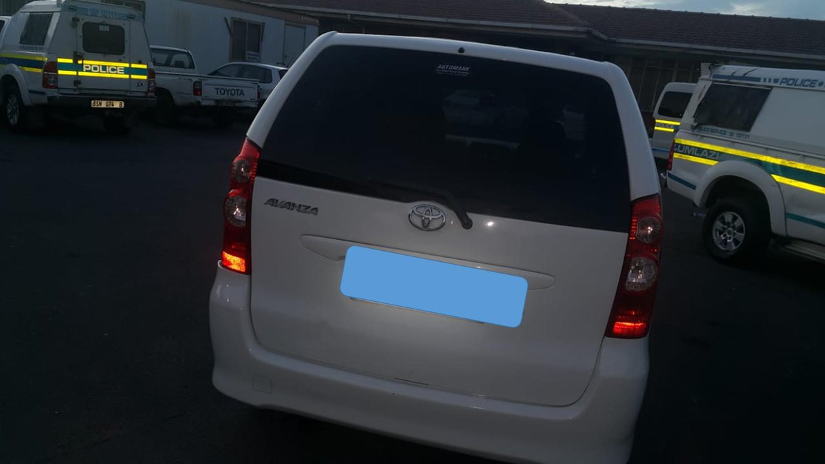 Stolen motor vehicle which was taken in a house robbery at Pinetown area