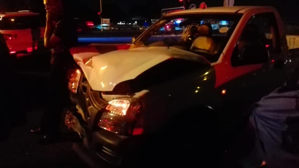 Two vehicles collide in head-on collision in Boksburg