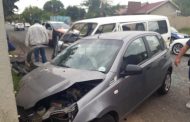 Several injured in taxi collision in Linden