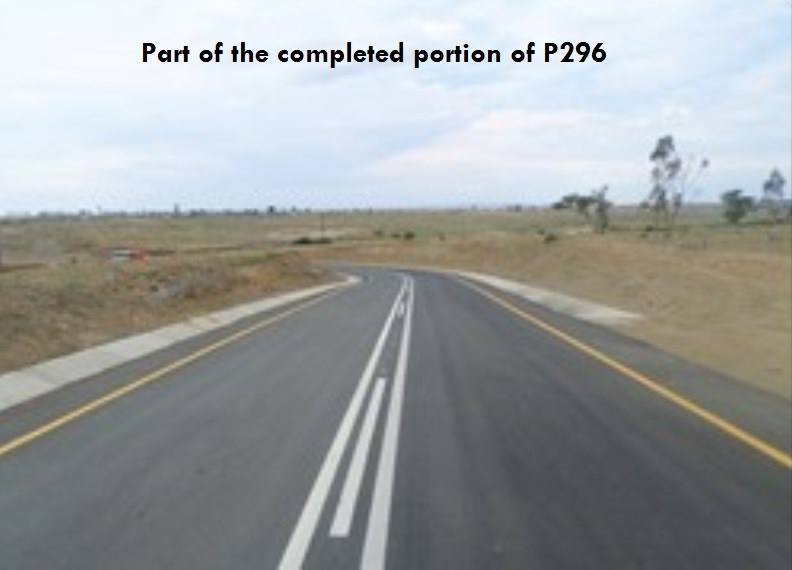 The upgrade of Main Road P296 will link the townships of Jokisi and Tayside