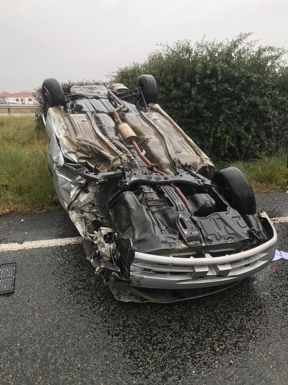 Gauteng: One dead, two injured in N3 rollover