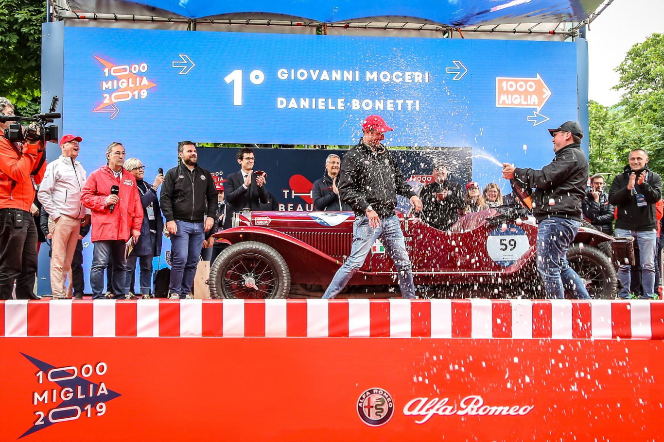 Alfa Romeo triumphs at the 1000 Miglia 2019: 1st and 2nd !