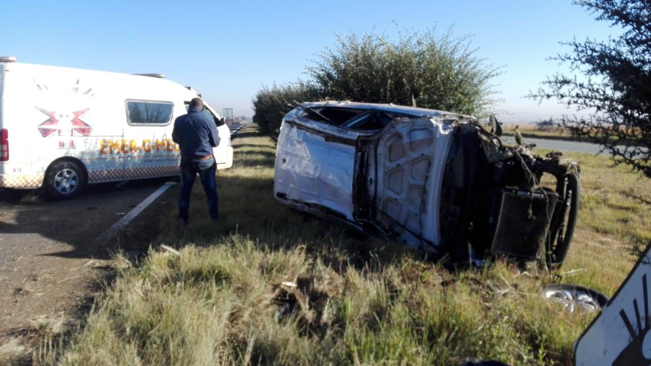 Two injured in rollover near Heidelberg