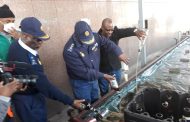 Gauteng Provincial Commissioner destroys confiscated liquor.