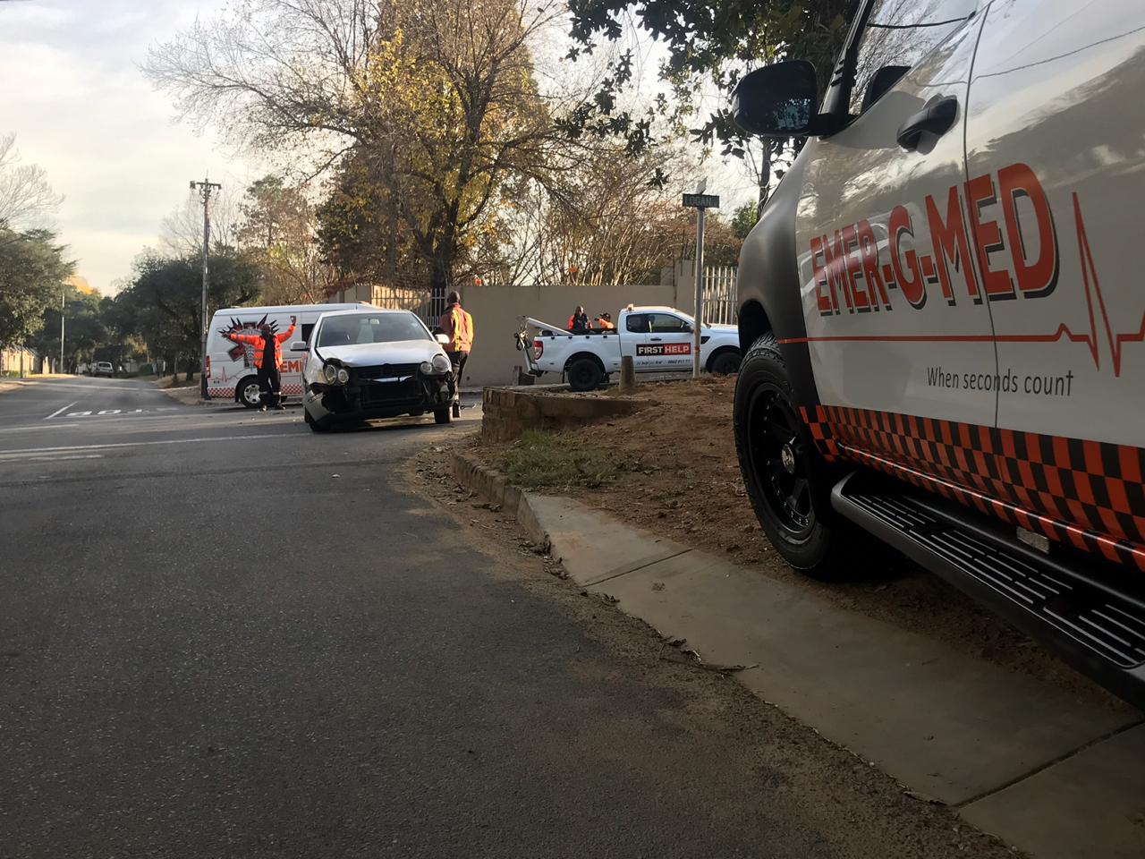 Child injured in collision in Bryanston