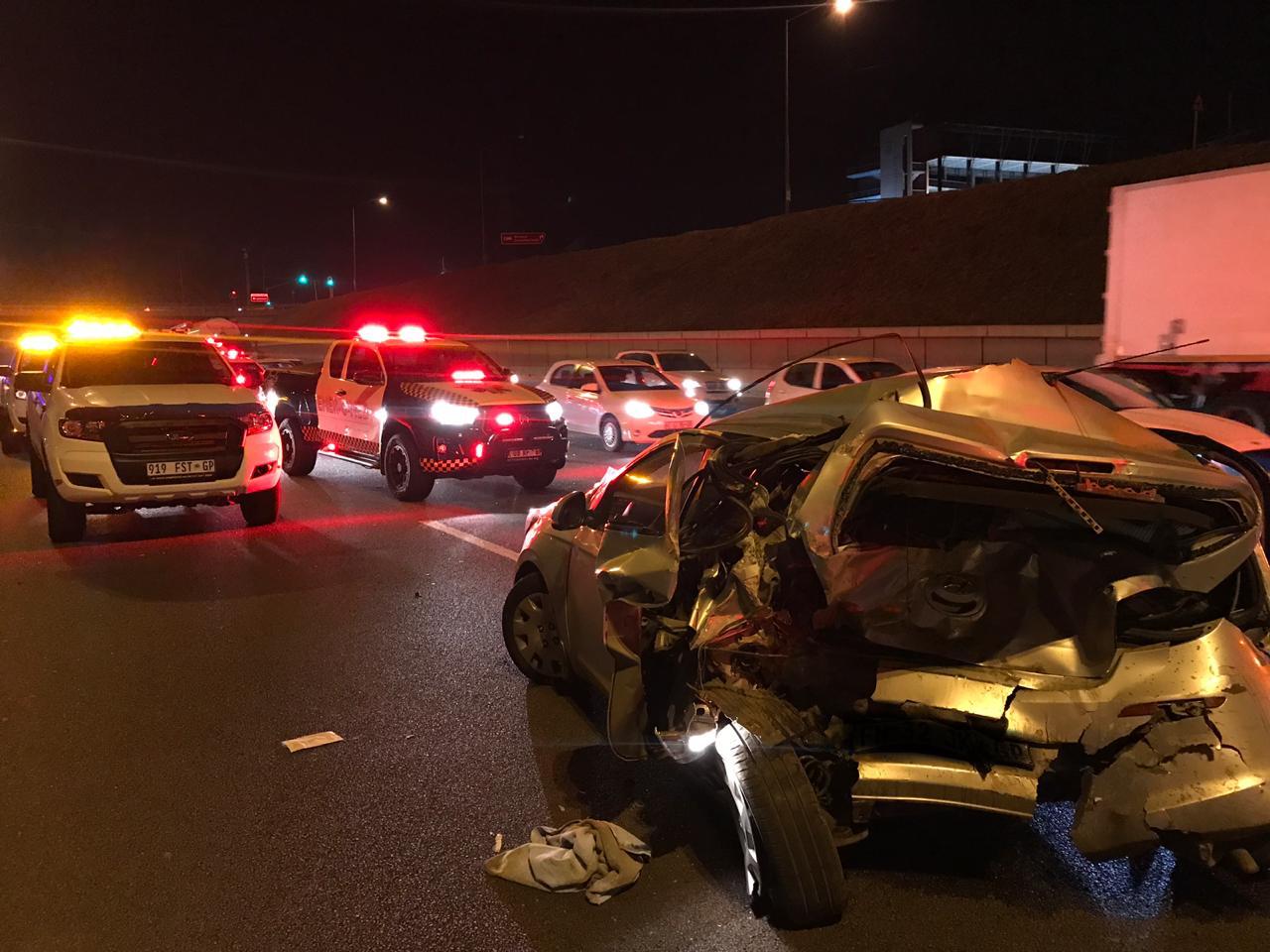 Several injured in road crash in Pretoria