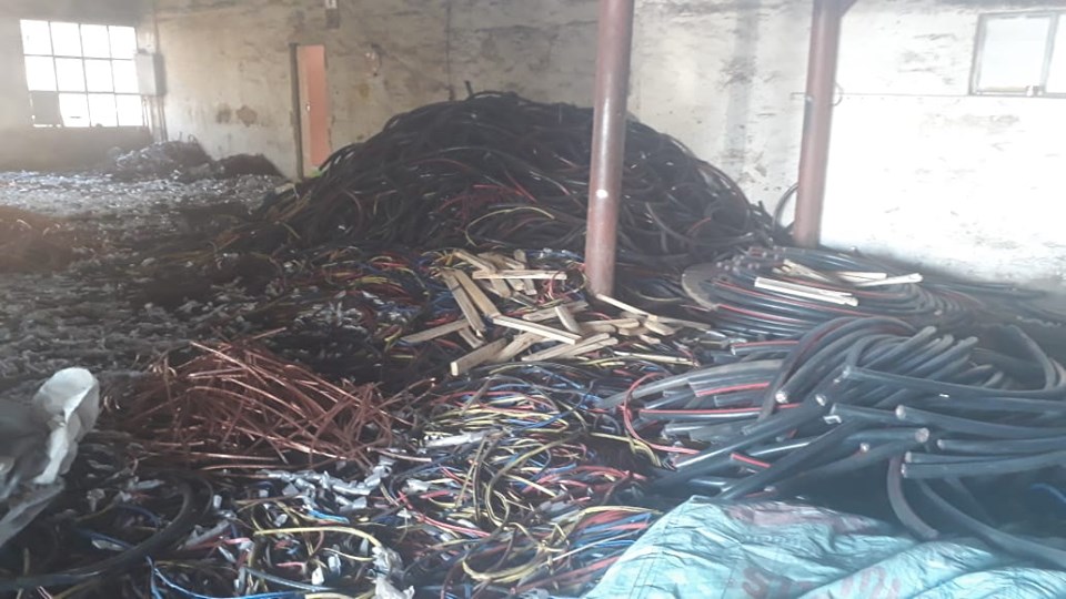 Five suspects nabbed for possession of copper cable