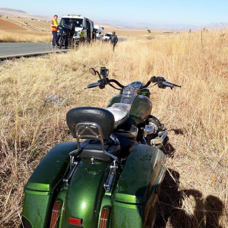 One injured in bike crash near Harrismith