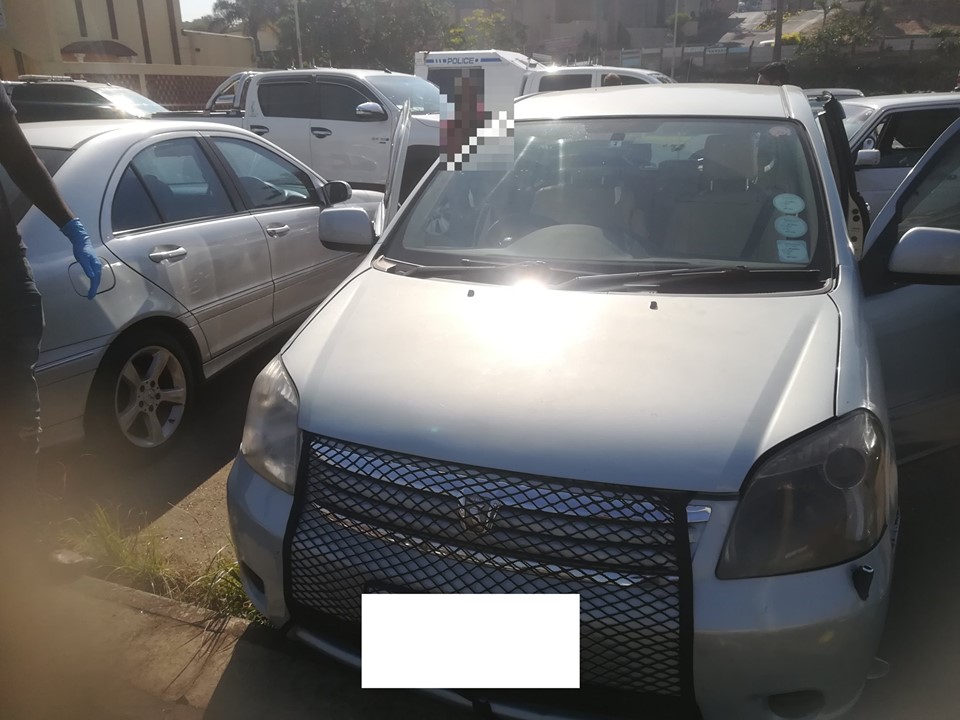 Stolen vehicle from Musgrave recovered in Mobeni Heights