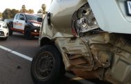 Fortunate escape from injury in road crash on N1 North before Stormvoel Road