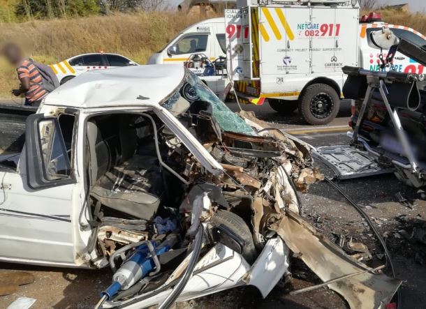 One man is in a critical condition following a head-on collision on Summit Road in Centurion
