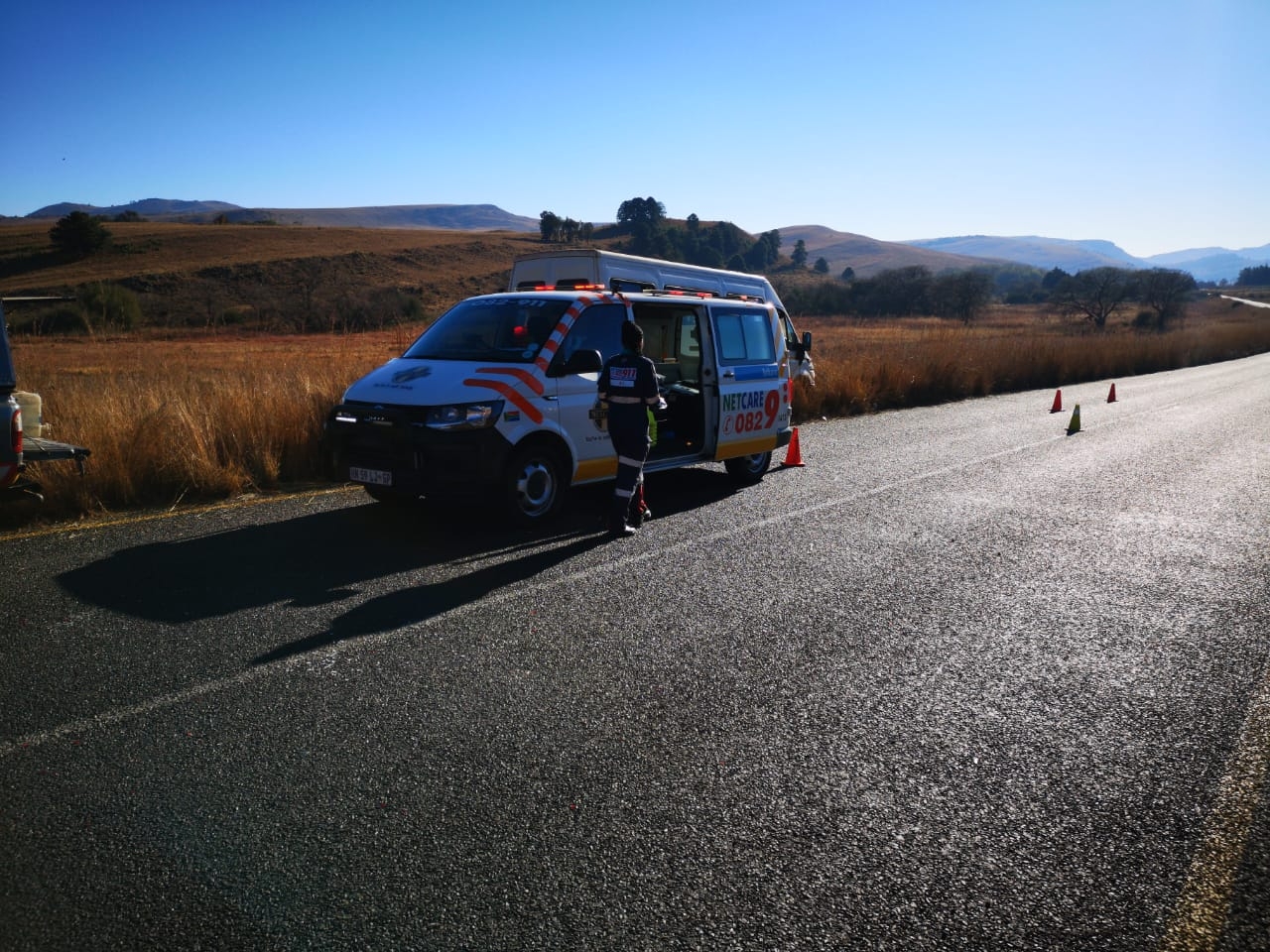 One dead, one critical in a collision on the R540 in the direction of Dullstroom in Sabie