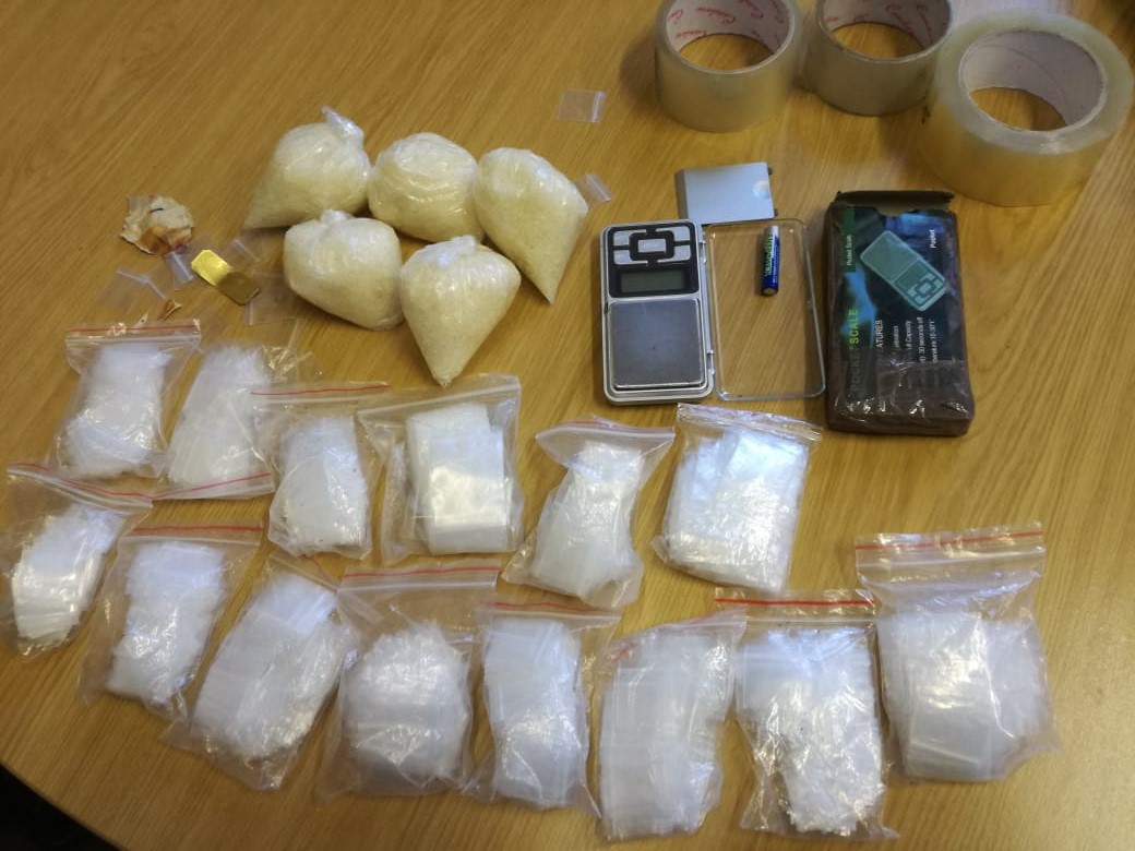 Muizenberg police stop a drug suspect in his tracks.