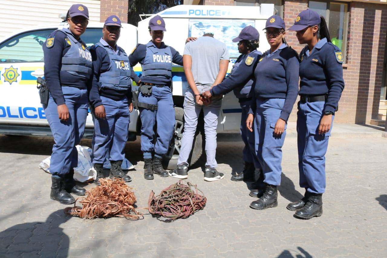 Police busted man with copper during “Operation Basadi”