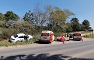 Driver and pedestrian treated after road crash on the P200, Margate