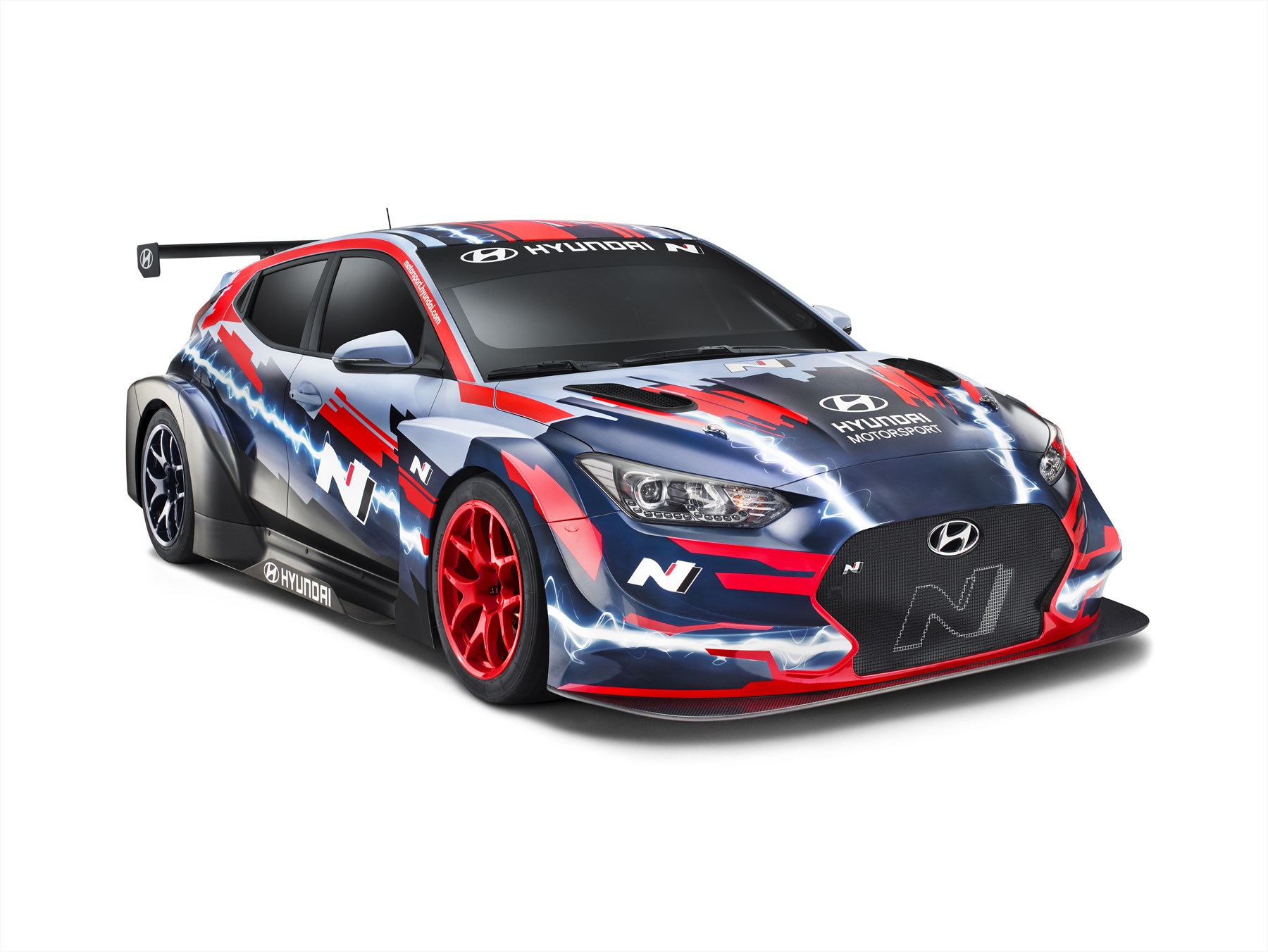 Hyundai Motorsport unwraps electric Veloster N race car