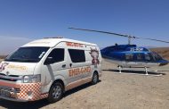 Mountain Rescue at Border Post on the R74